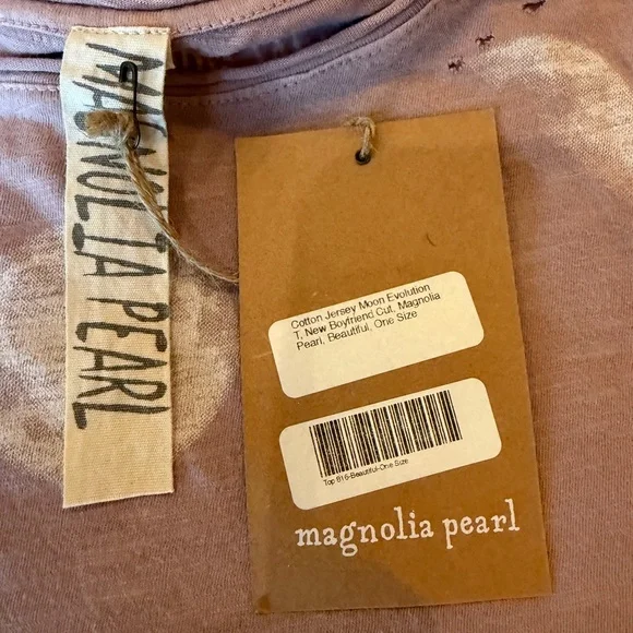Magnolia Pearl Lavender Moon Evolution T - Boyfriend Cut - OS - Beautiful- NWT - Picture 2 of 5